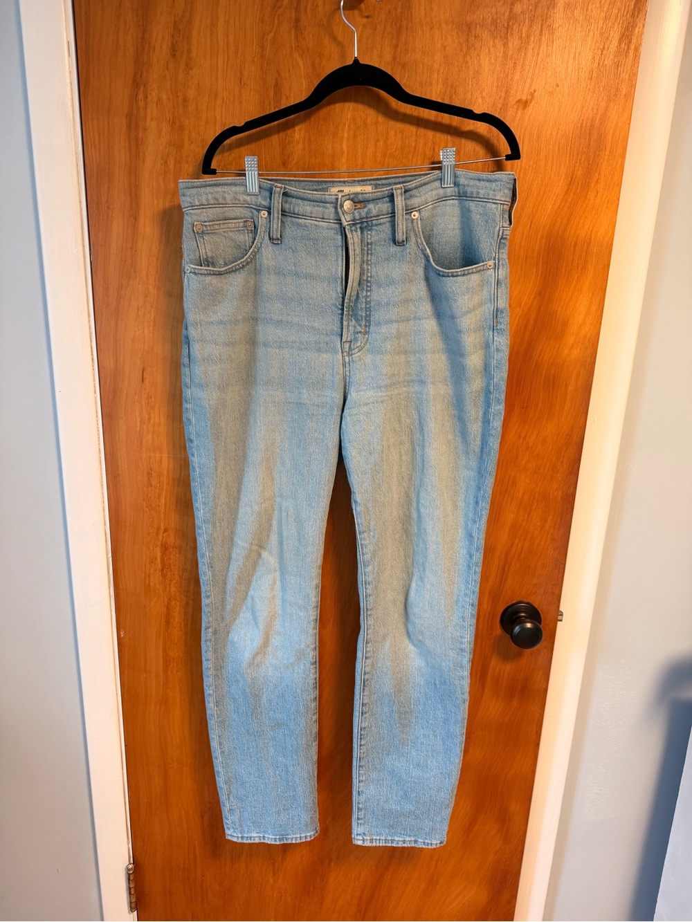 Madewell The Perfect Vintage Wash Classic Straight Jeans